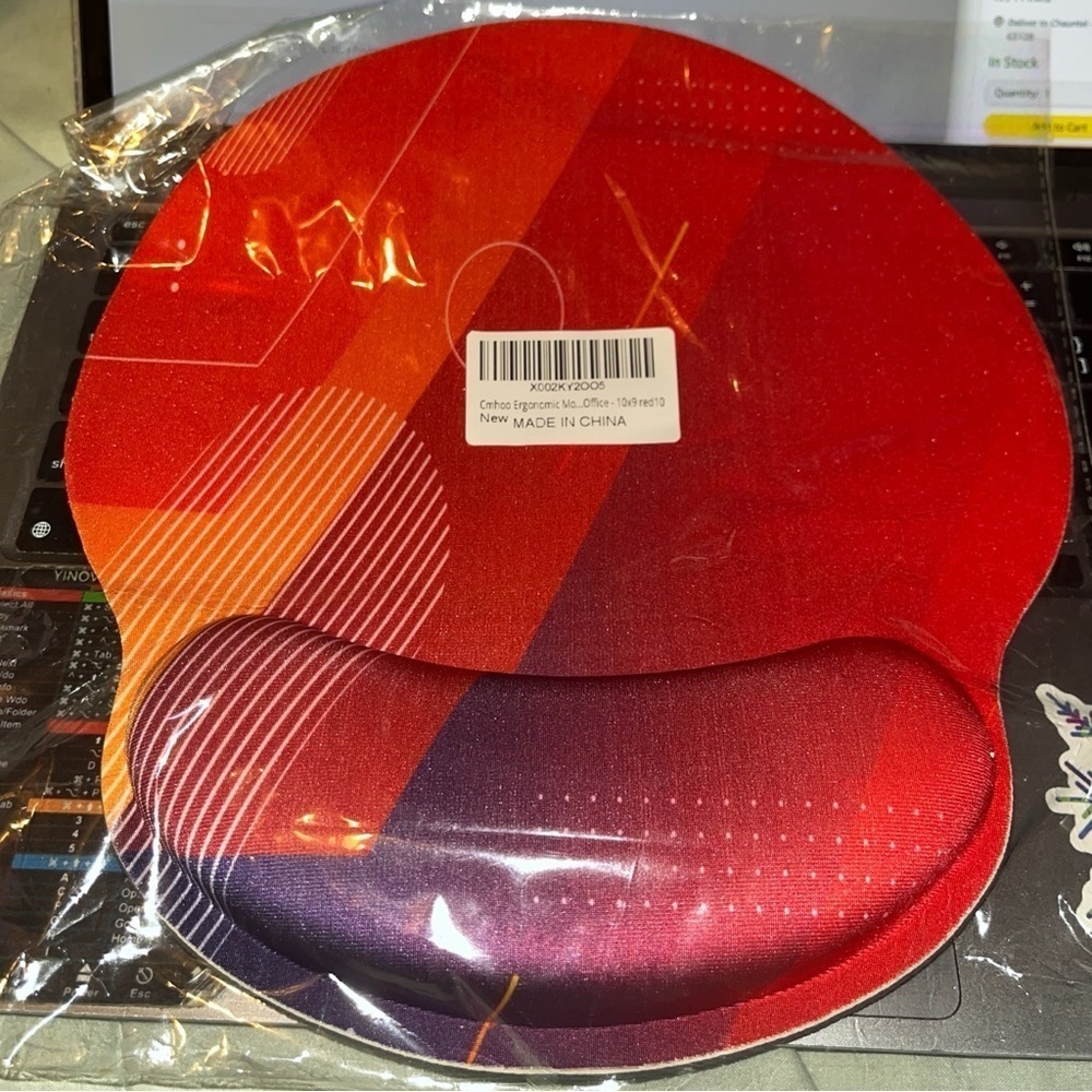 Mouse Cat Pad with Ergonomic Memory Foam Skidproof Pu Bottom for Gaming